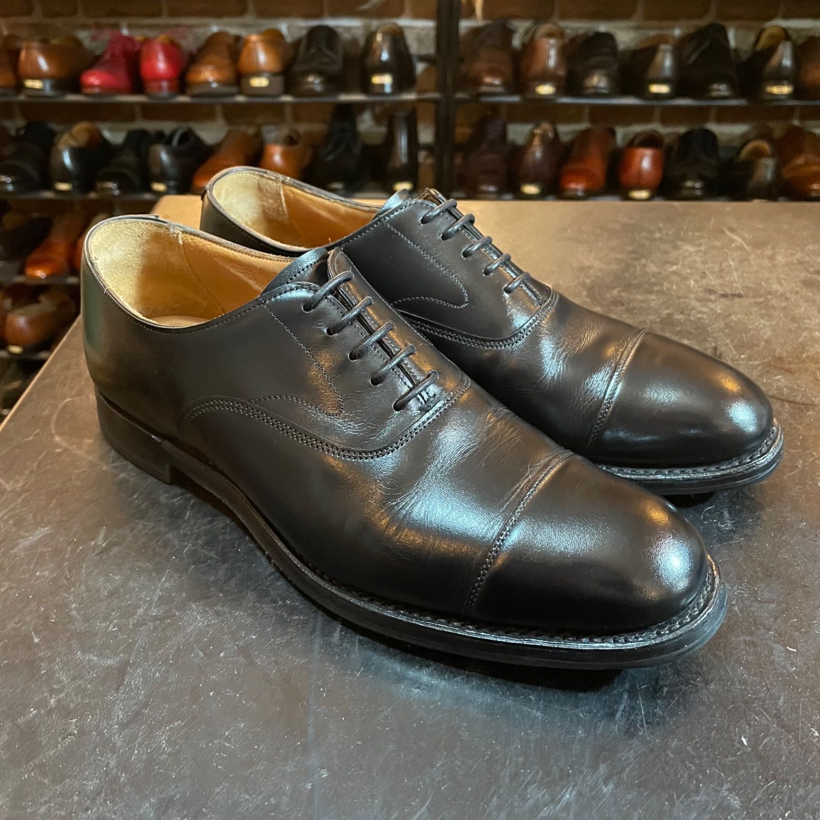 チーニー　CHEANEY　アルフレッド　ストレートチップ　UK6D