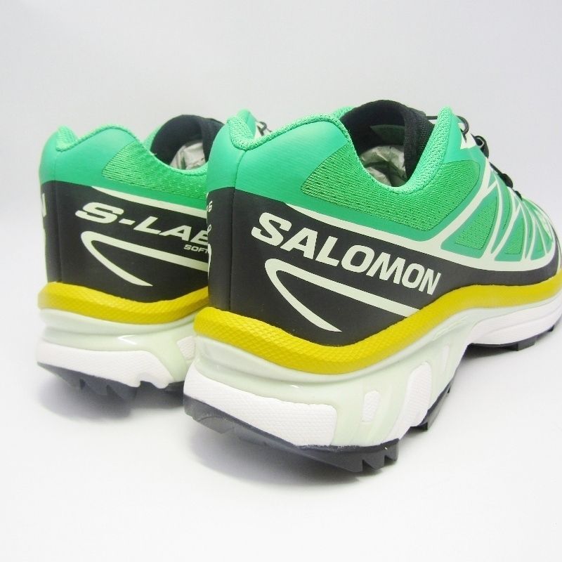 SALOMON サロモン 27 5 cm XT 6 スポーツ スタイル シューズ ローカット Bright Green Black Sulphur スニーカー 靴