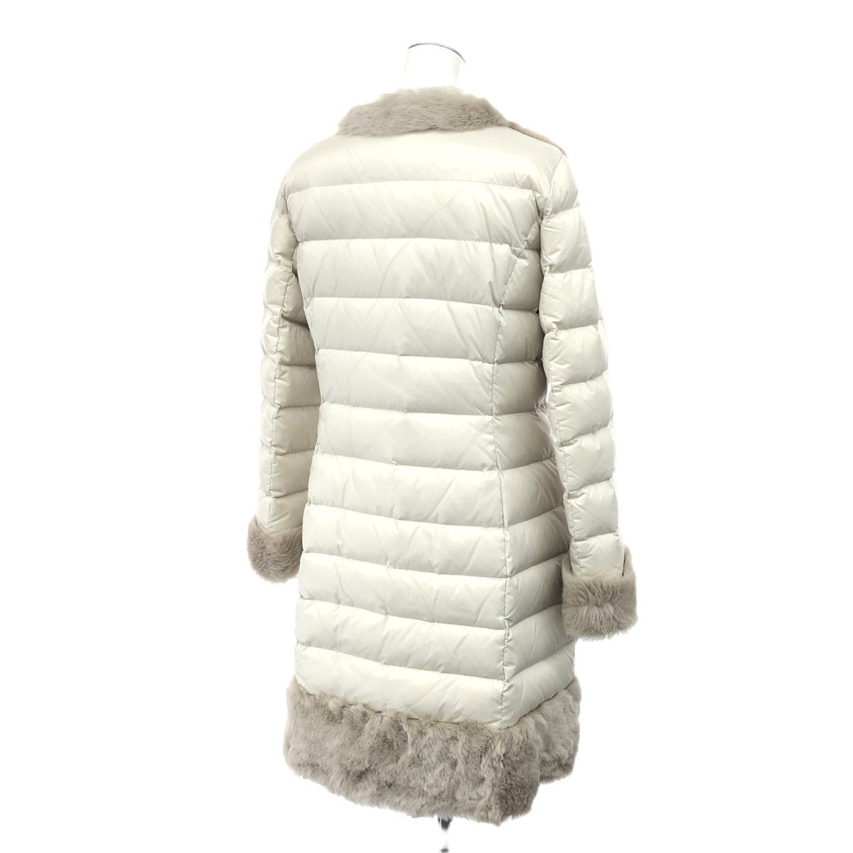 EMMETI エンメティ ダウンコート サイズ:38 ホワイトベージュ  