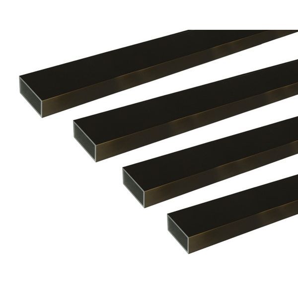14営業日以内発送 ハイロジック 4549396006617 3100661 アルミ角パイプ 1m 2．0x30x70mm ブロンズ 4入 沖縄離島販売不可
