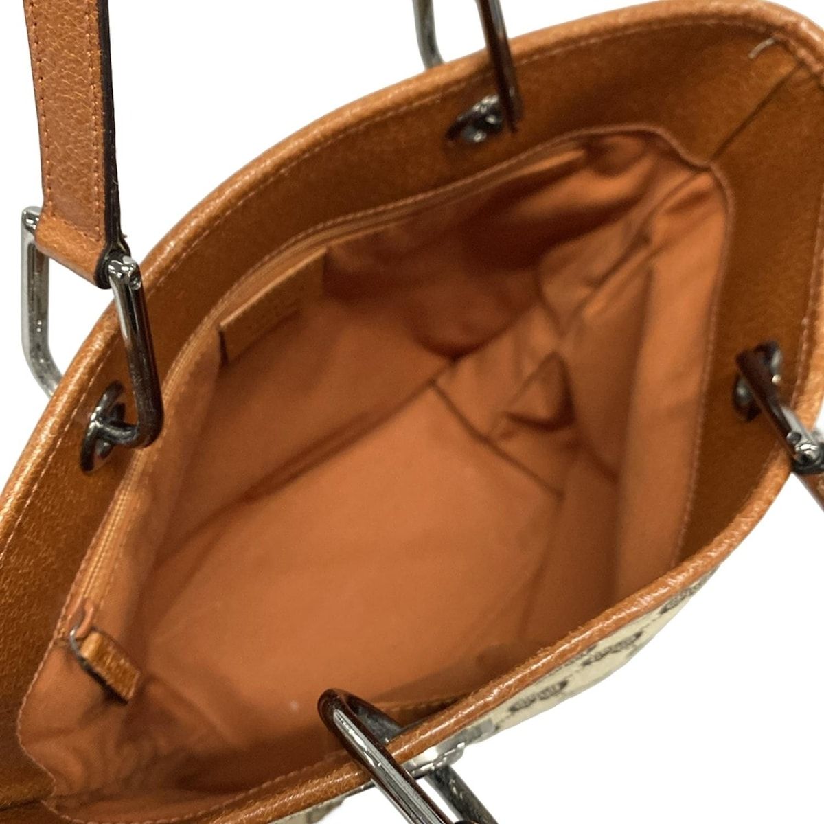 GUCCI ハンドバッグ　レザー　ライトブラウン　ロゴ　大容量　オールドグッチ GUCCI オールドグッチ ショルダーバッグ 2way 茶色 ブラウンレザー