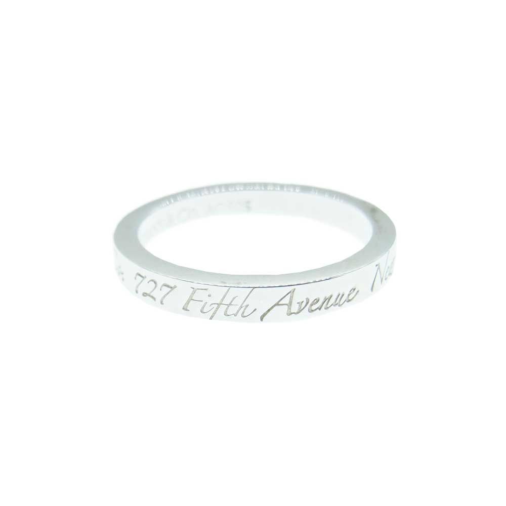TIFFANY&Co. ティファニー リング 727 Fifth Avenue New York TIFFANY&Co. ティファニー リング 727 Fifth Avenue New York