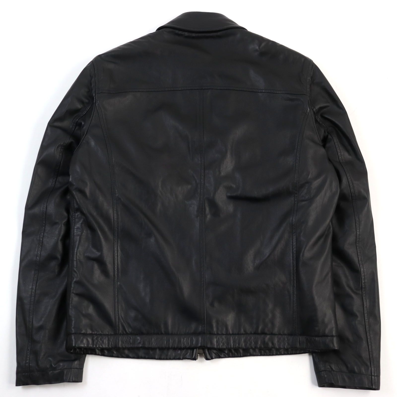 美品○KIRED キーレッド JEFF/66500 ラムレザー 裏地ニット地 中綿入り 