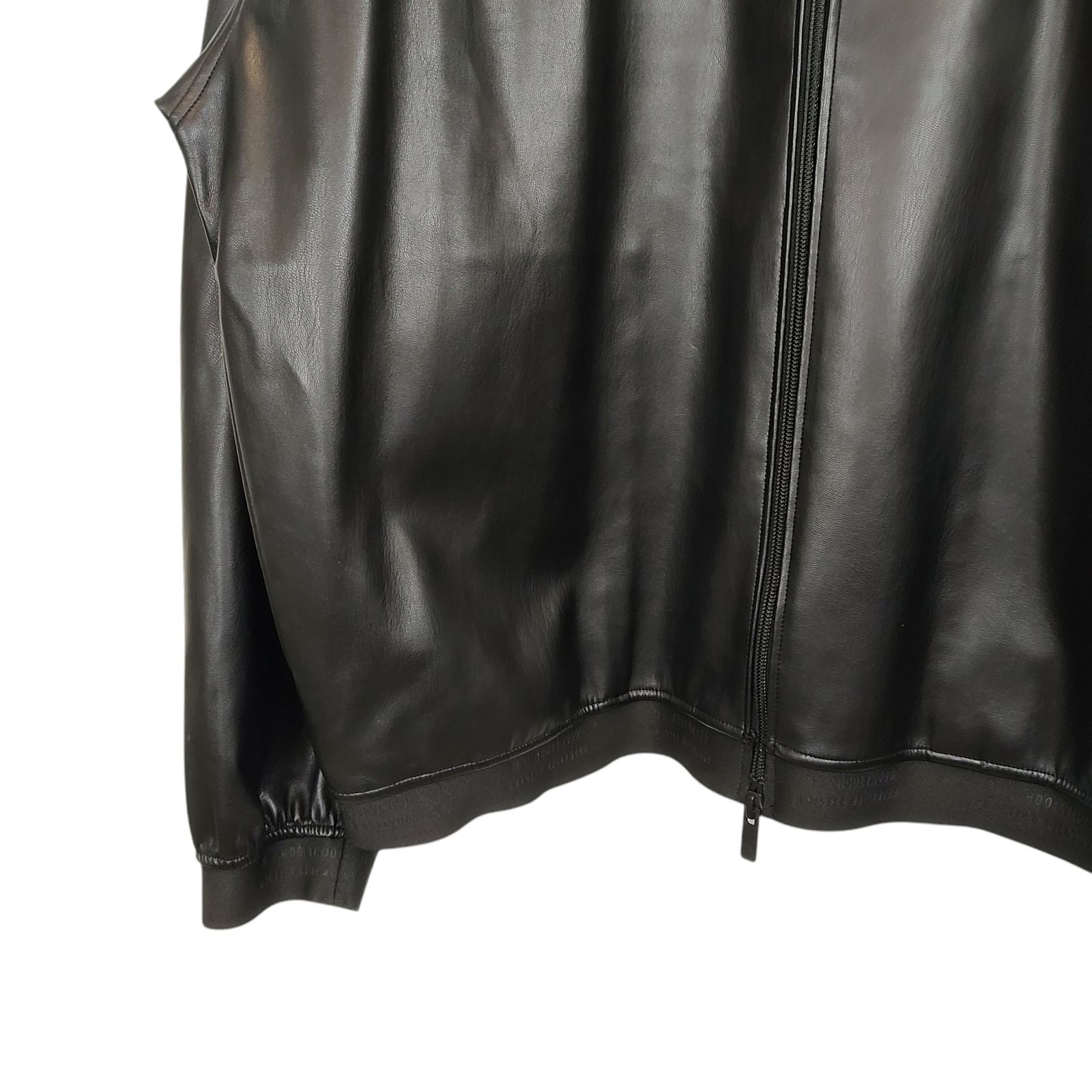 N.HOOLYWOOD エヌハリウッド 22AW BOMBER JACKET フェイク レザー 