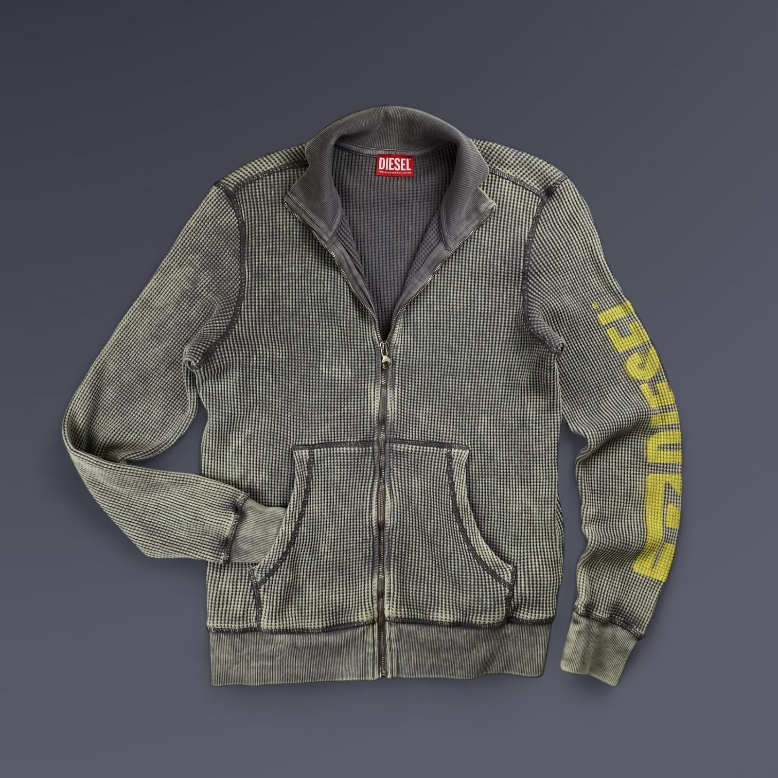 24SS DIESEL ディーゼル / S-GINAFY-ZIP ワッフル ジャケット