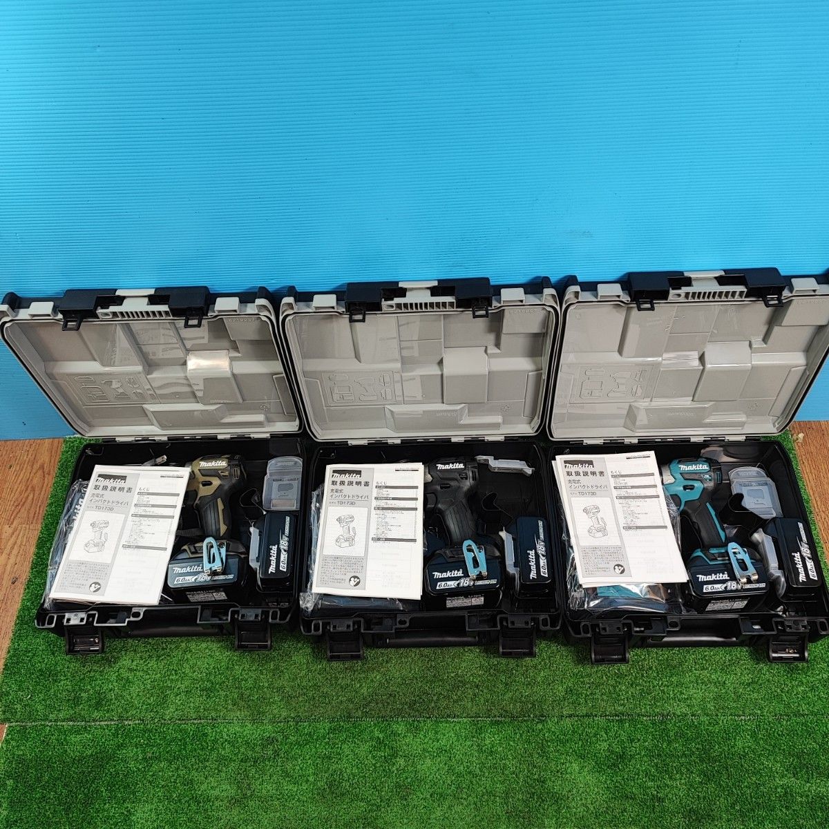 マキタ makita 充電式インパクトドライバ TD173DRGX 青 黒 オリーブ各色セット 岩槻店