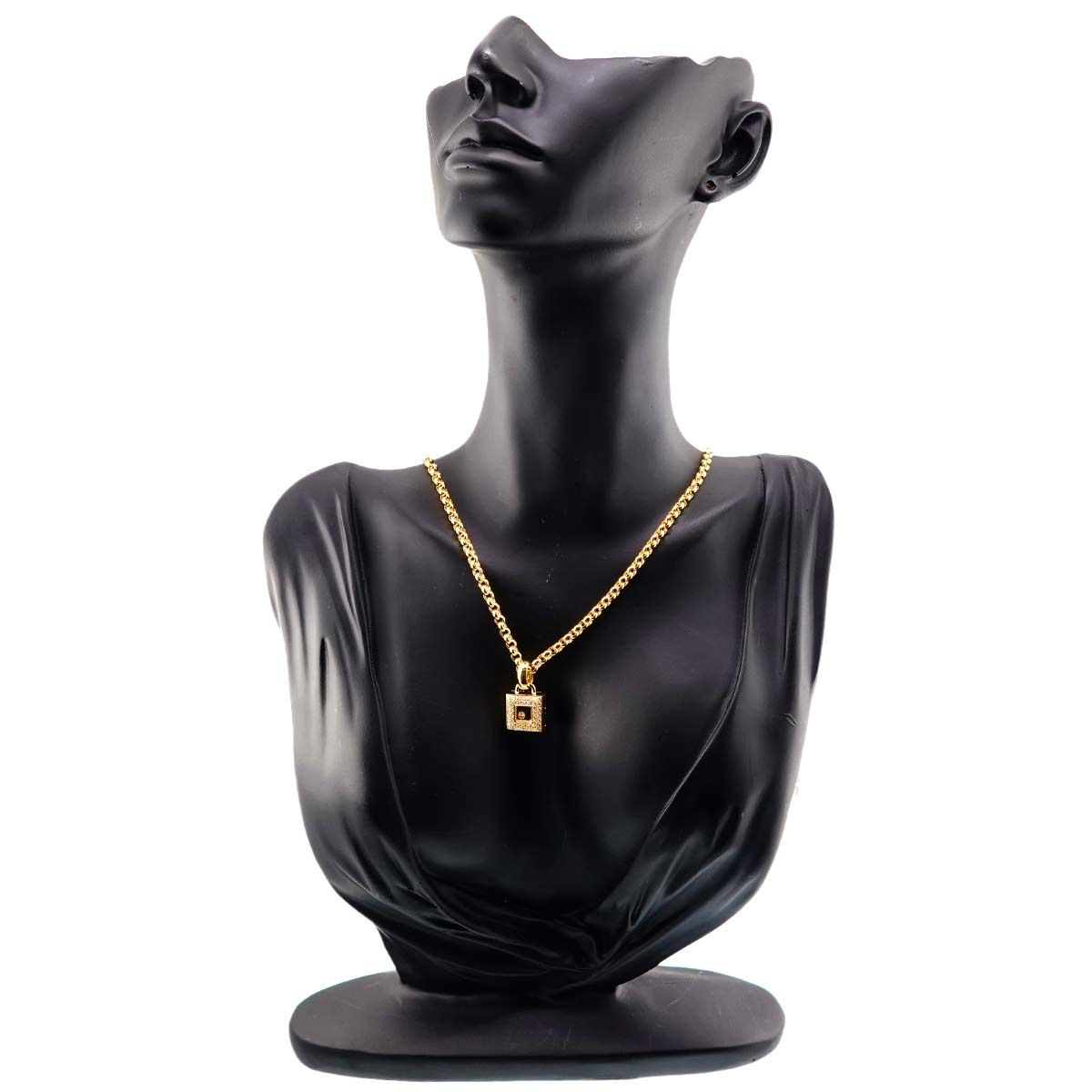 ショパール Chopard ハッピー ダイヤ ネックレス 42cm K18 YG イエロー  