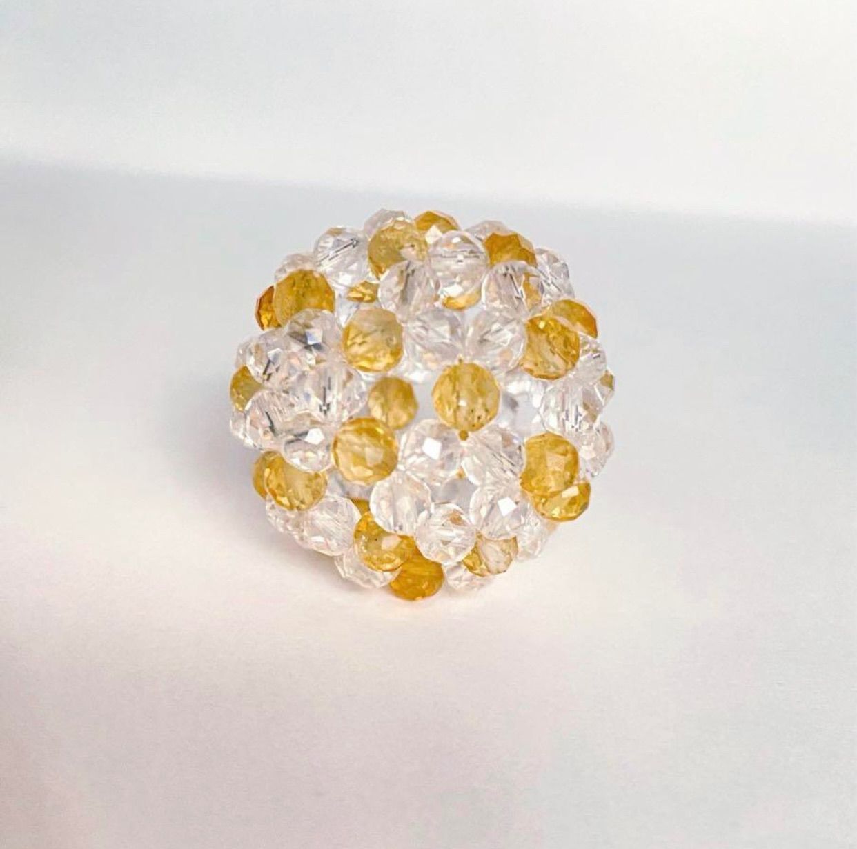 神聖幾何学フラーレン アクアクリスタル ルチルクォーツ 7mm玉