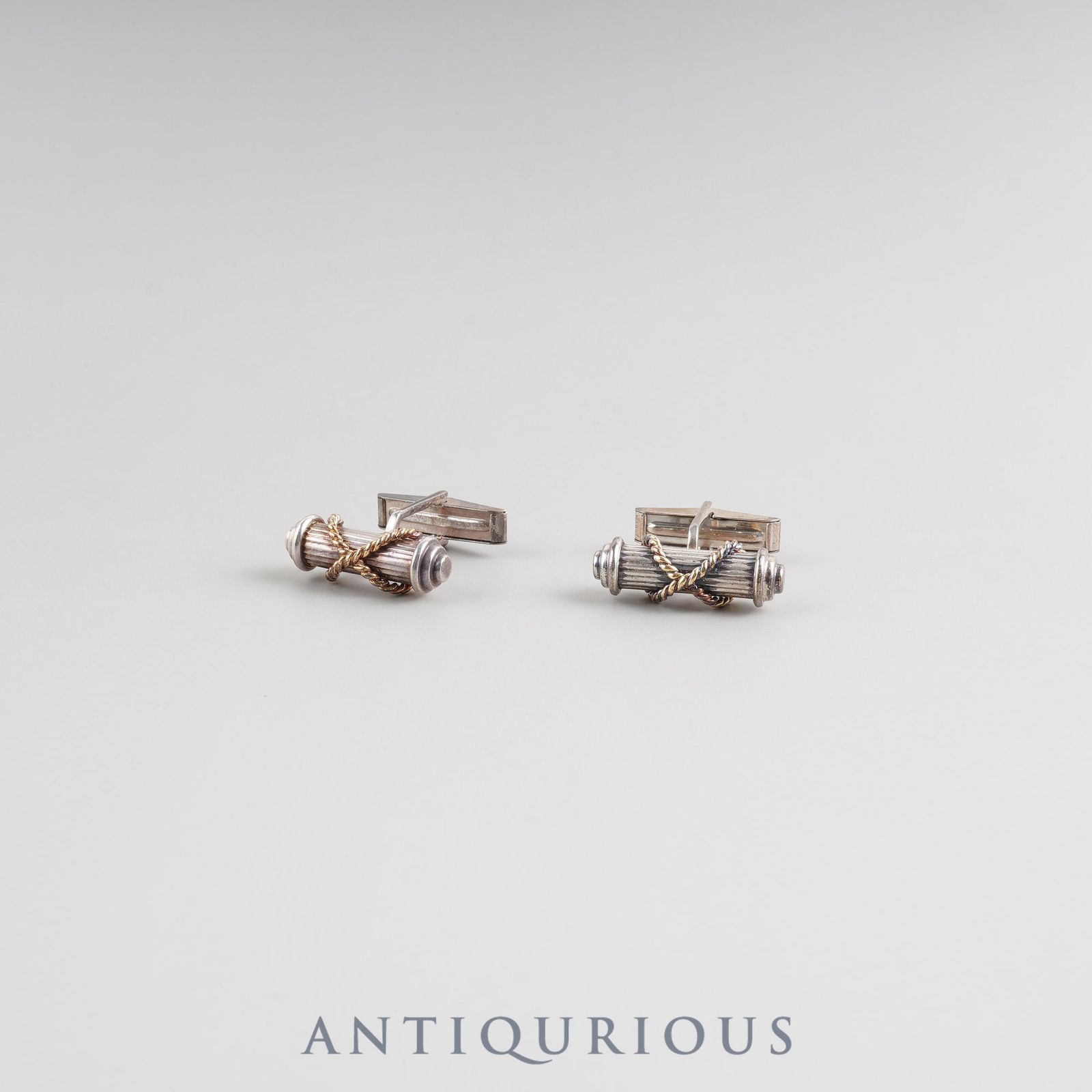 ティファニー ボタン コンビ カフス 925 750 QR4fe ティファニー