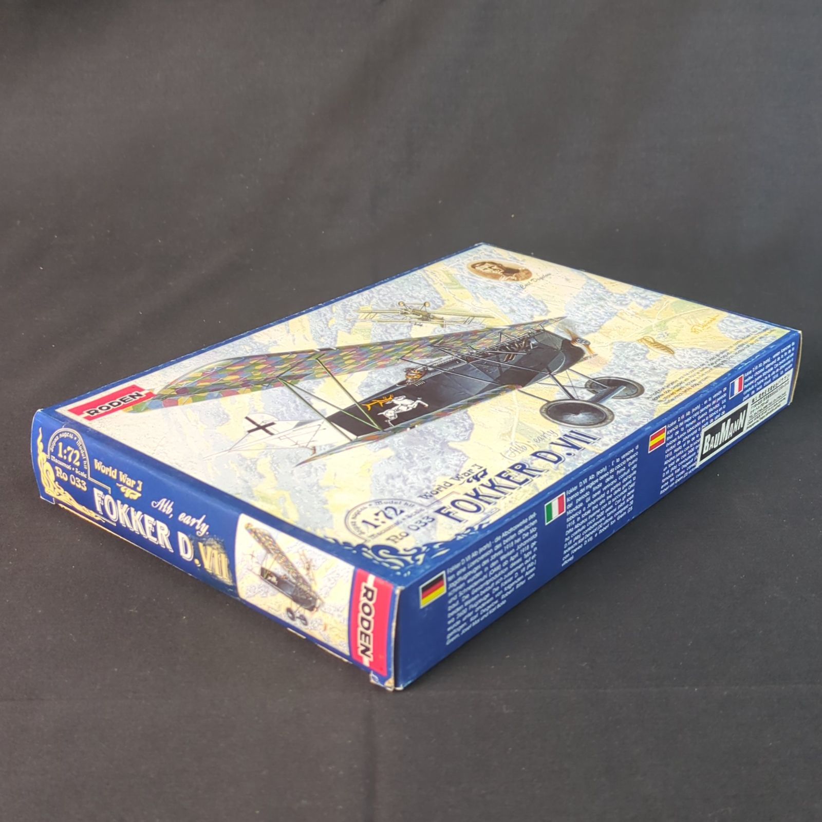輸入キット 品 RODEN Ro 033 1 72 FOKKER D.Ⅶ Alb early フォッカー D.VII Alb.前期型