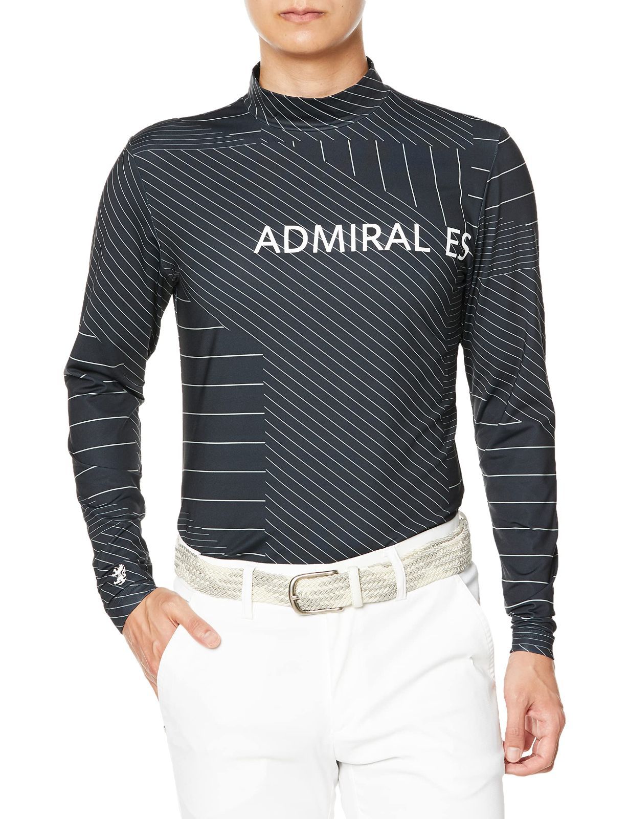 アドミラルゴルフ パフォーマンス ジオメトリック ハイネック ゴルフシャツ Admiral GOLF(アドミラルゴルフ) メンズ パフォーマンス ジオ