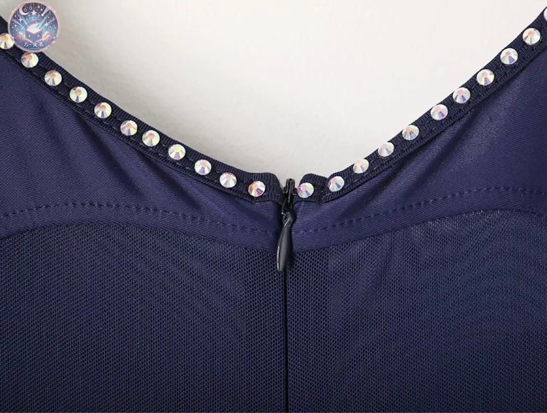 ストーン輝く✨スタンダードワンピース 練習着に最適 ストーン輝く✨スタンダードワンピース 練習着に最適