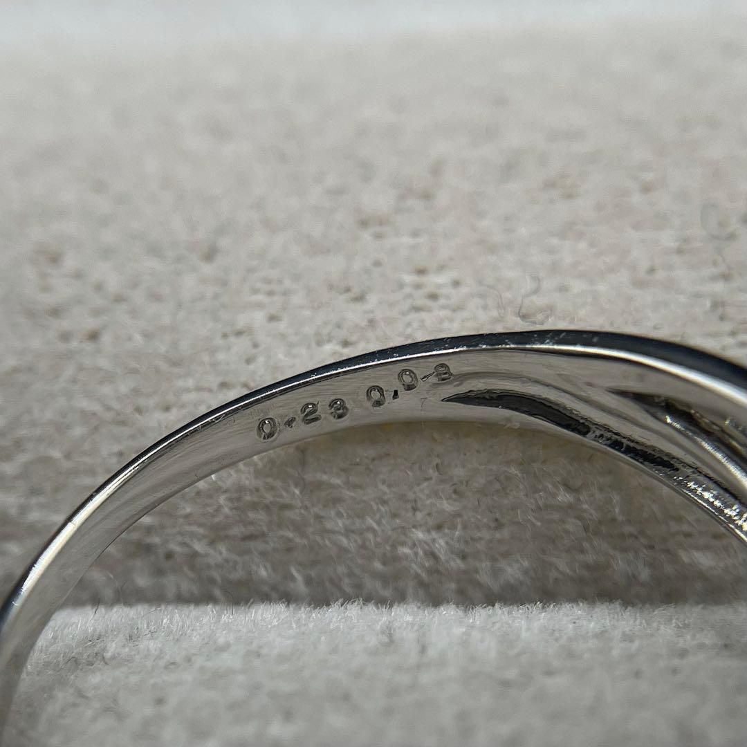 専用JQ344☆高級 ピンク/カラーレスダイヤ0.31ct pt リング 鑑別付