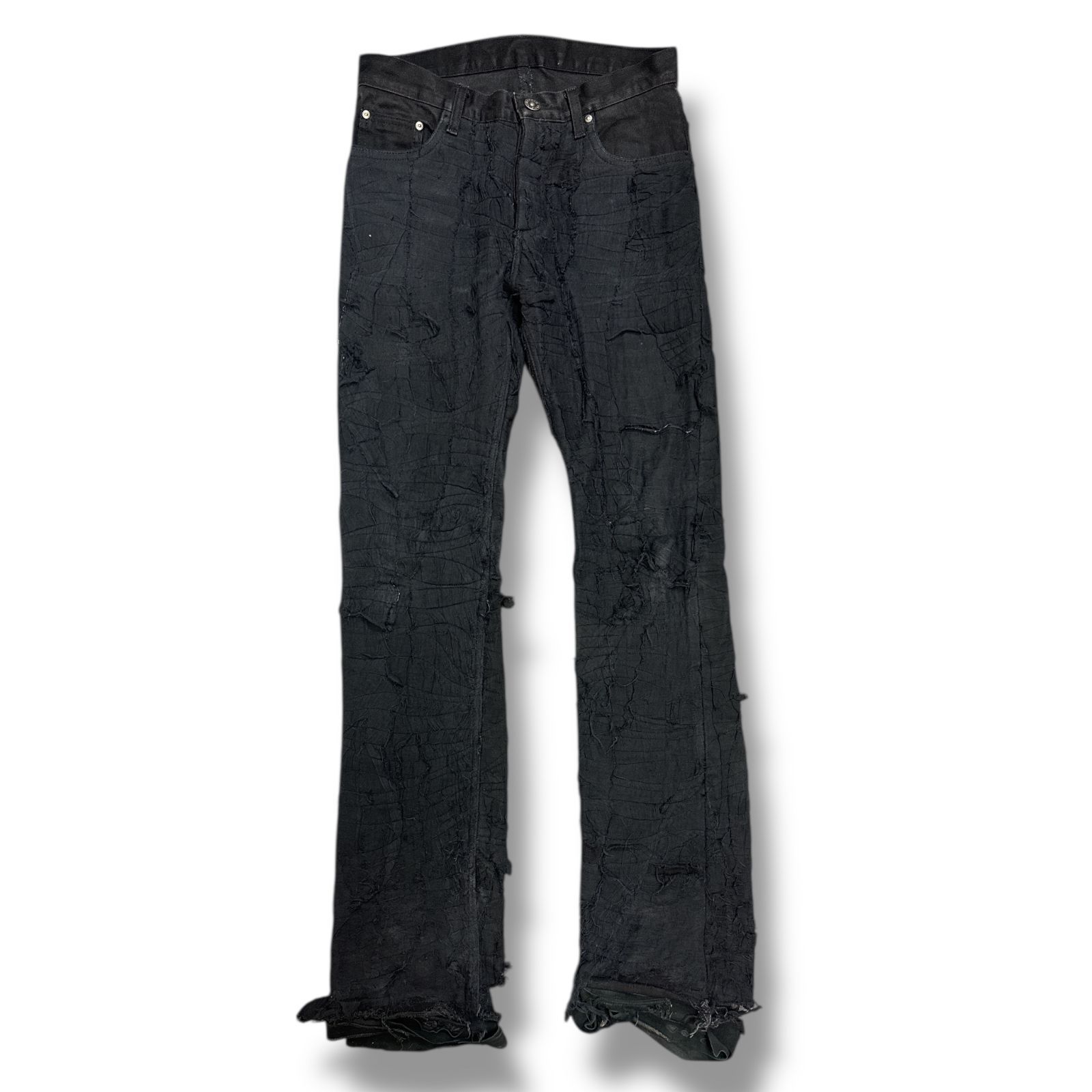 PARADOXE PARIS クラッシュリペアデニムパンツ ジーンズ パラドックス 