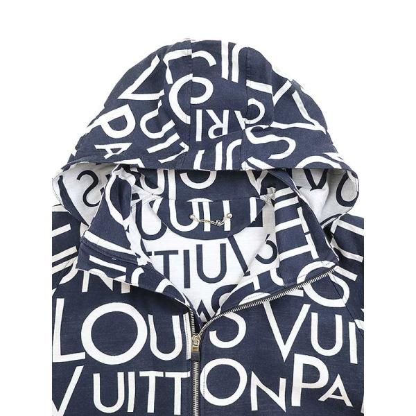 LOUIS VUITTON ルイヴィトン 19SS Galaxy Packable Jacket ギャラクシーパッカブルロゴジャケット  インディゴブルー 46