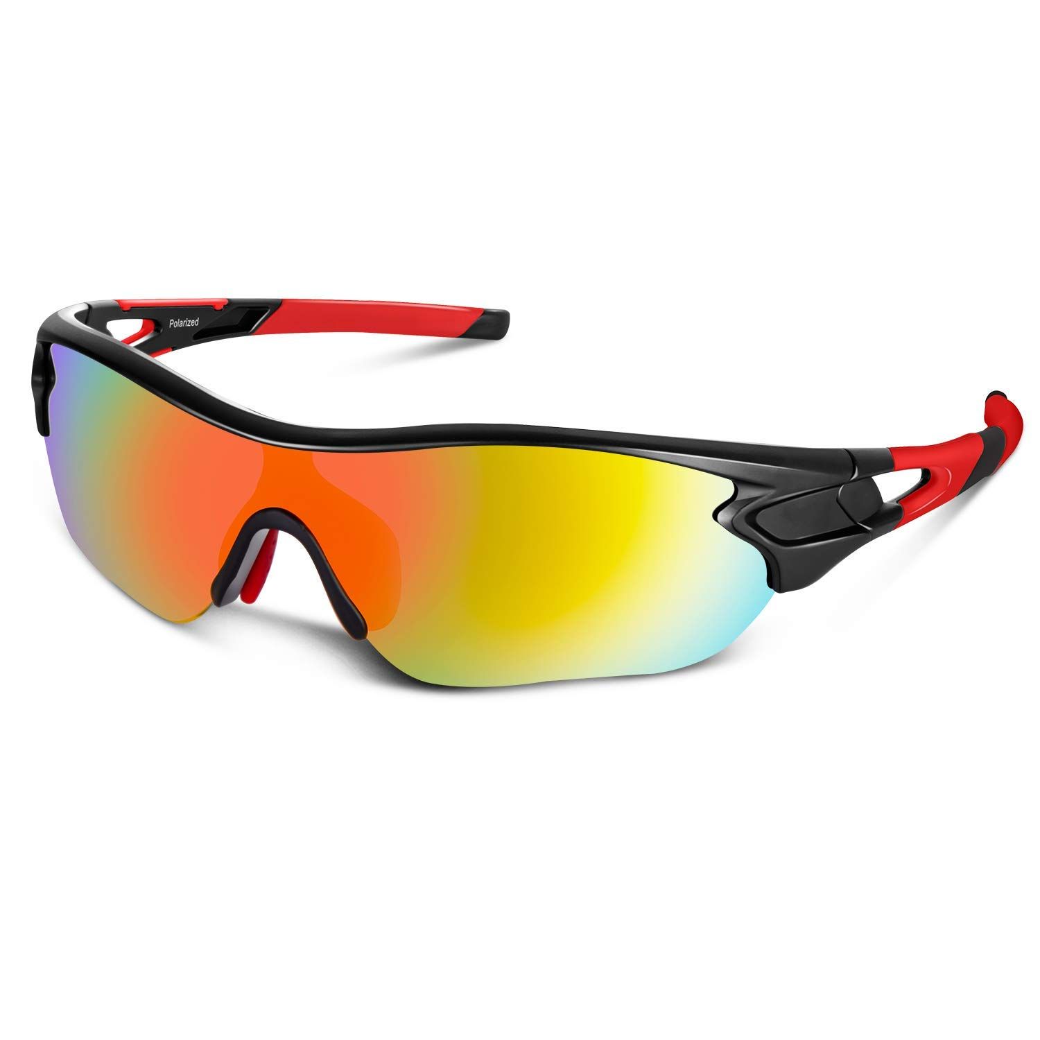 【新着商品】[BEACOOL] スポーツサングラス 偏光レンズ 自転車 登山 釣り 野球 ゴルフ ランニング ドライブ バイク テニス スキー 超軽量 UV400 TAC TR90 紫外線防止 メンズ レディース ユニセック