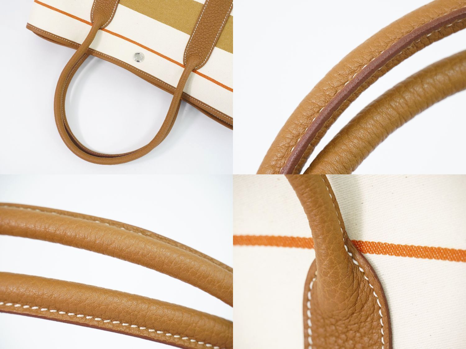 本物 エルメス HERMES ガーデンパーティ PM トートバッグ ハンドバッグ