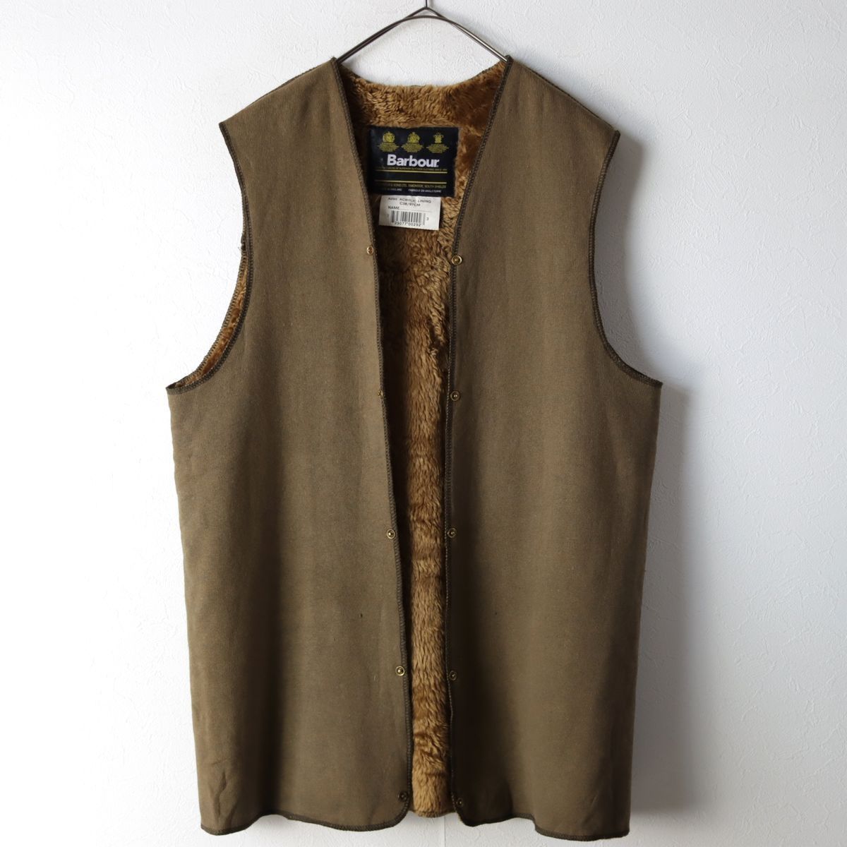 90s イングランド製 バブアー ファー ライナー ベスト C38 97CM - メルカリ 