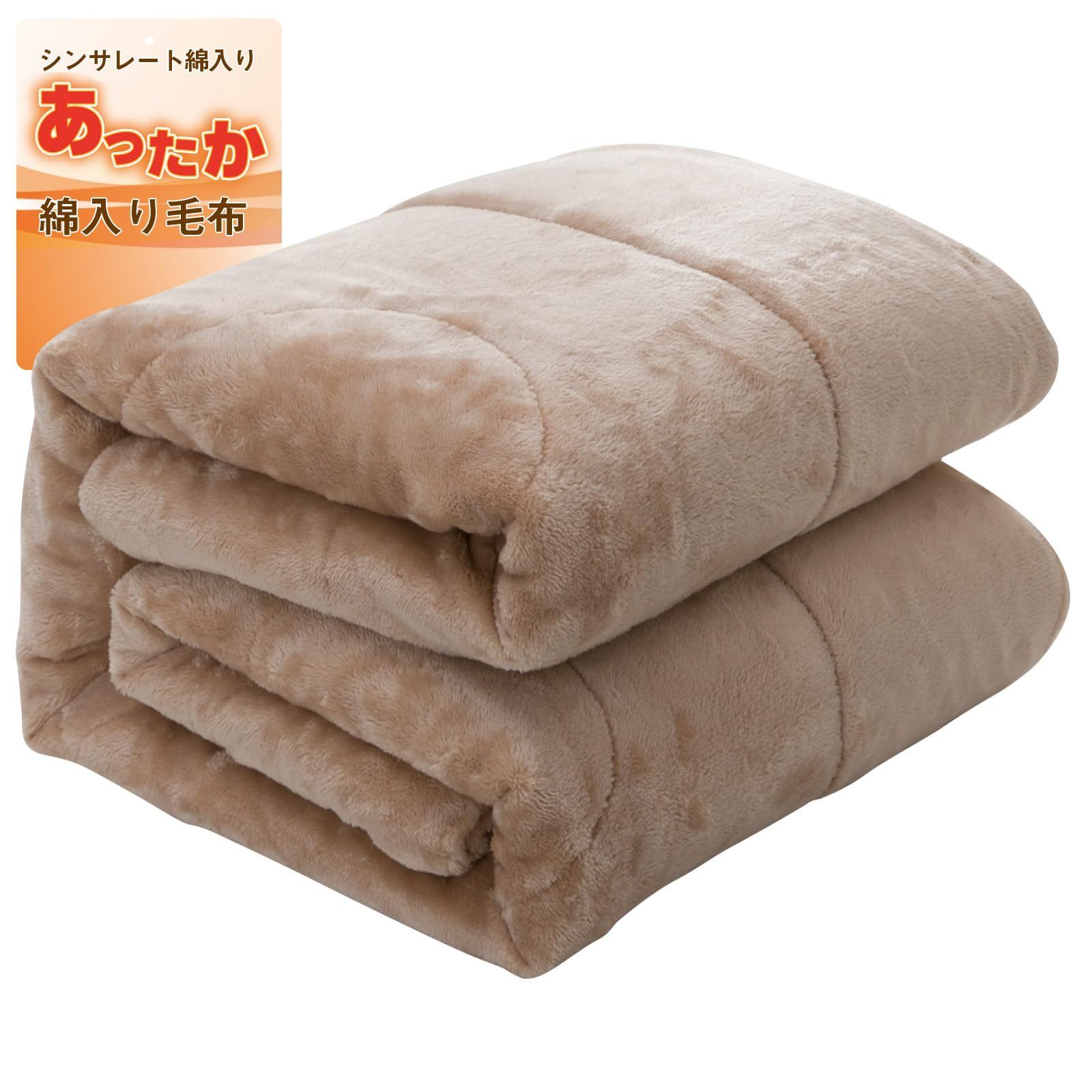 Lemon Bear 【暖かさ＋4度 極暖】シンサレート 毛布 厚手 ダブル 冬用 重量 2.3kg【断熱素材＋ふわふわ＋極厚フランネル＋静電気防止】あったか毛布 2枚合わせ毛布 薄くて 暖かい ふわとろ 分厚