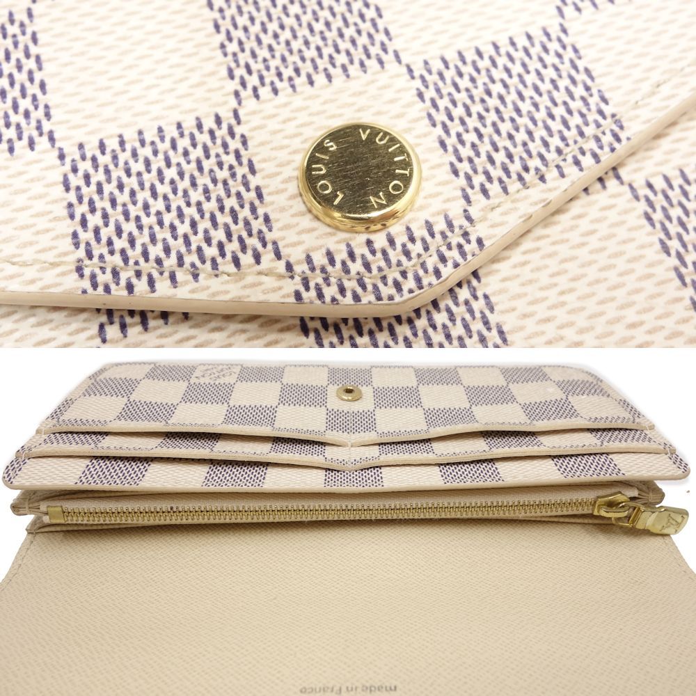 LOUIS VUITTON ルイヴィトン ダミエ アズール ポルトフォイユ・サラ
