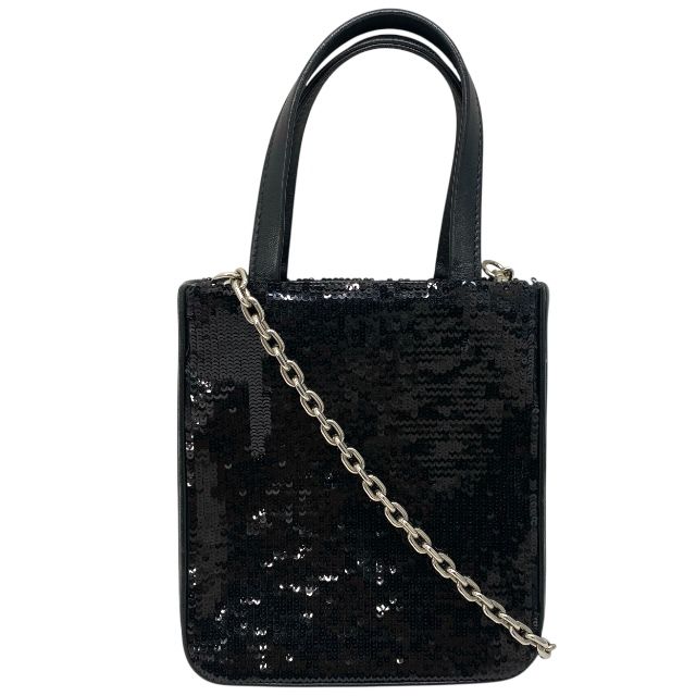 ミュウミュウ スパンコール クロスボディ バッグ ミュウミュウ スパンコールミニトートバッグ チェーンショルダー