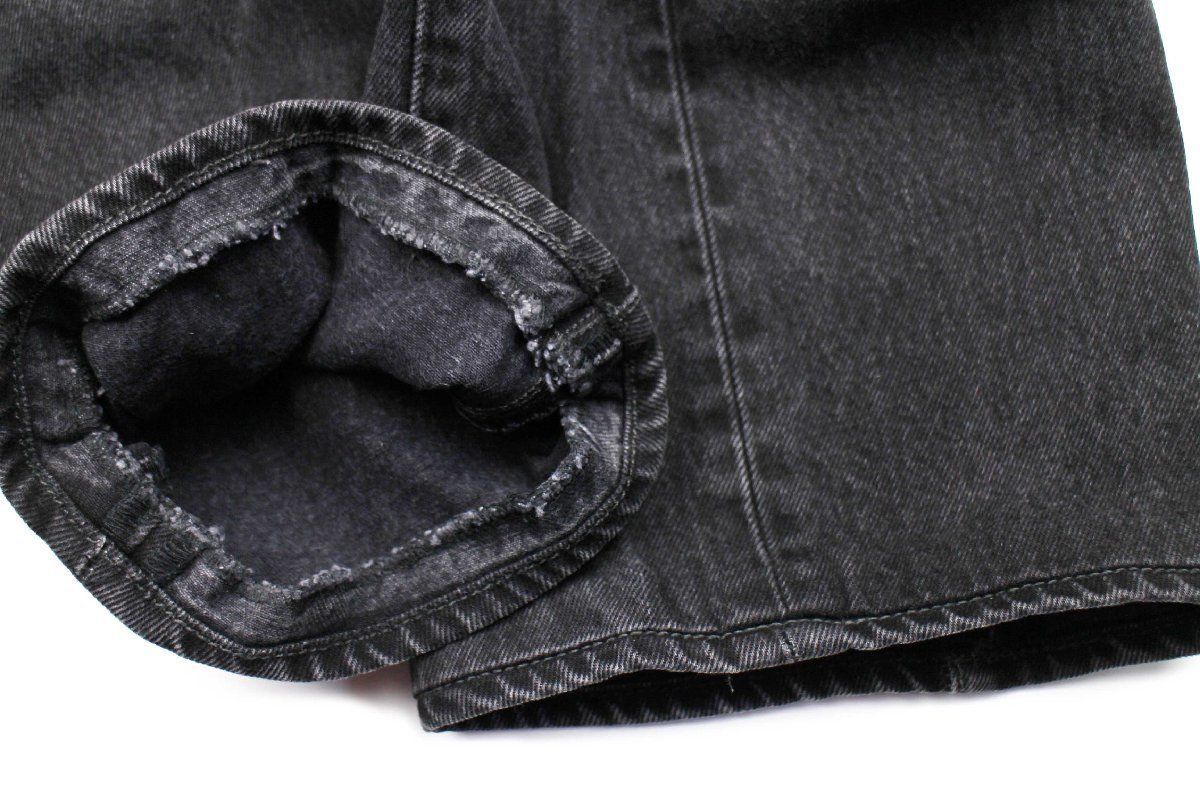 Levi'sリーバイス 501 ダメージ ブラック デニムパンツ w42