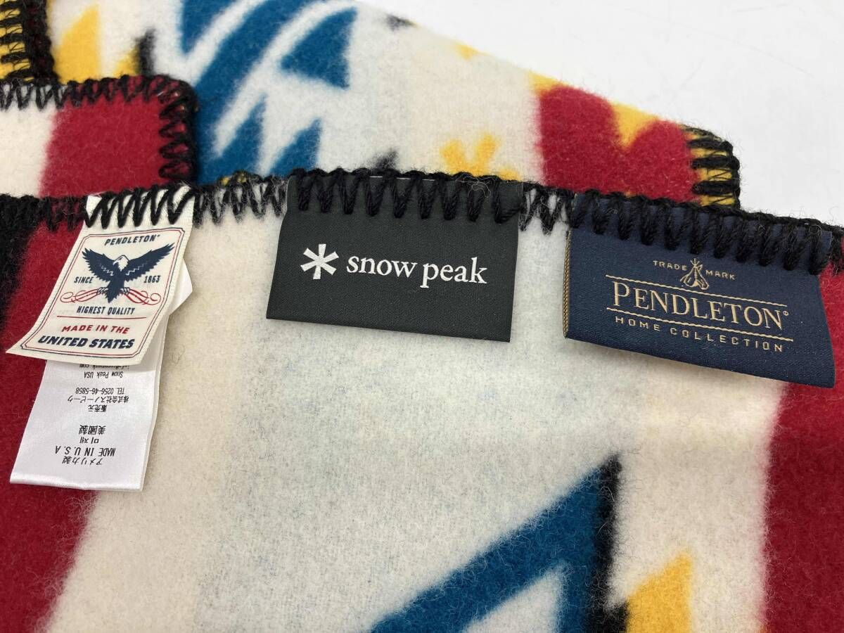 snow peak × PENDLETON ブランケット スノーピーク×ペンドルトン 毛布 アウトドア キャンプ HRDEVELOPMENT_JP