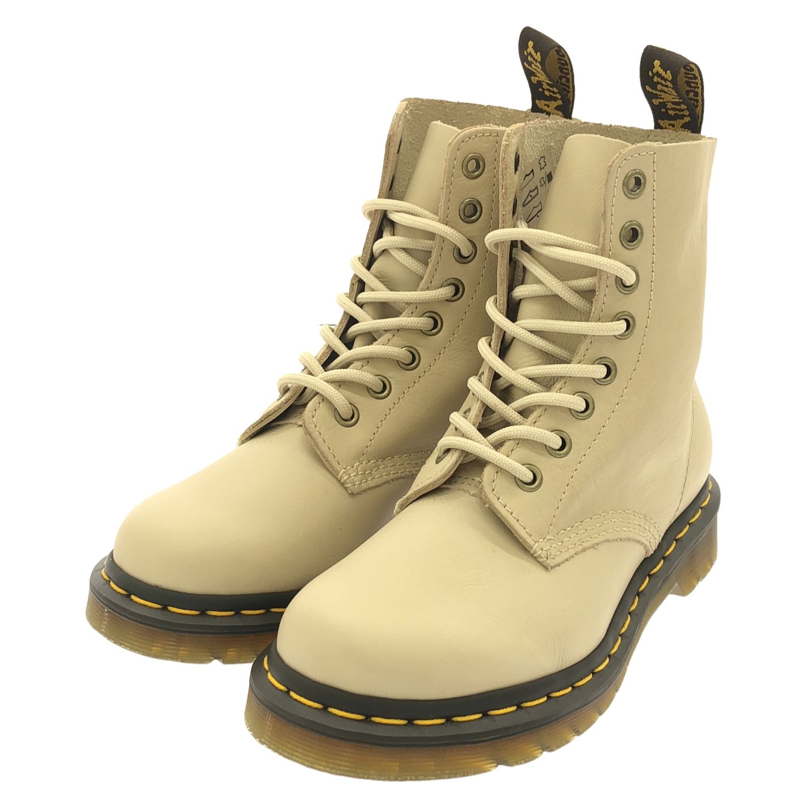 ドクターマーチン Dr.Martens ブーツ ブーツ ベージュ レザー ブーツ レディース Used A