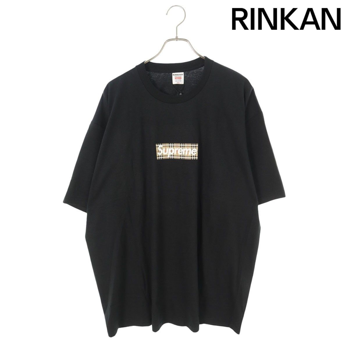 シュプリーム ×バーバリー Burberry  22SS  Burberry Box Logo Tee バーバリーボックスロゴTシャツ メンズ XXL