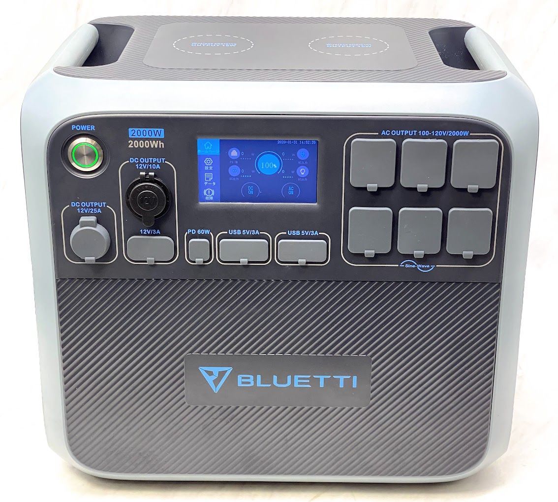 大特価 48％OFF【美品】BLUETTI AC200P 大容量 ポータブル電源 2000Wh / 2000W (瞬間最大4800W) 省電力 ...