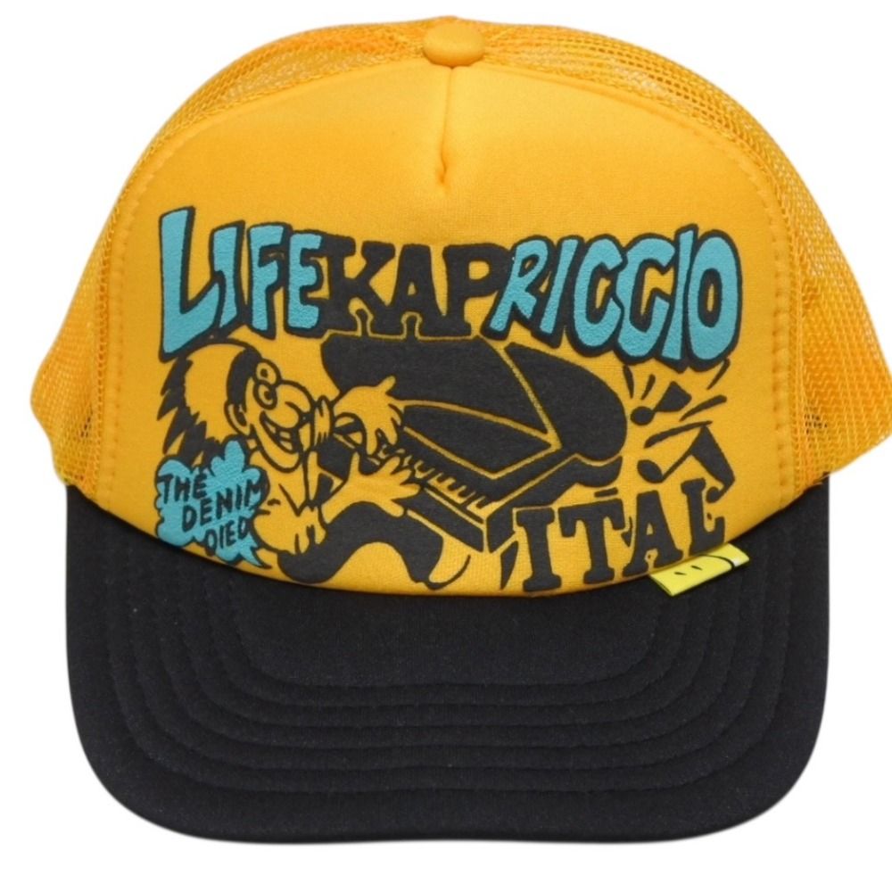 新品未使用 KAPITAL キャピタル LIFE KAPRICCIO ライフカプリッチョ トラッカーキャップ K2505XH535 ワンサイズ メッシュ  4b007557