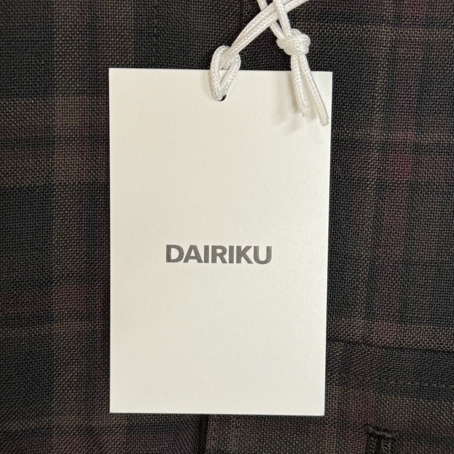 DAIRIKU チェック　ボンデージパンツ DAIRIKU チェック ボンデージパンツ DAIRIKU チェック ボンデージ