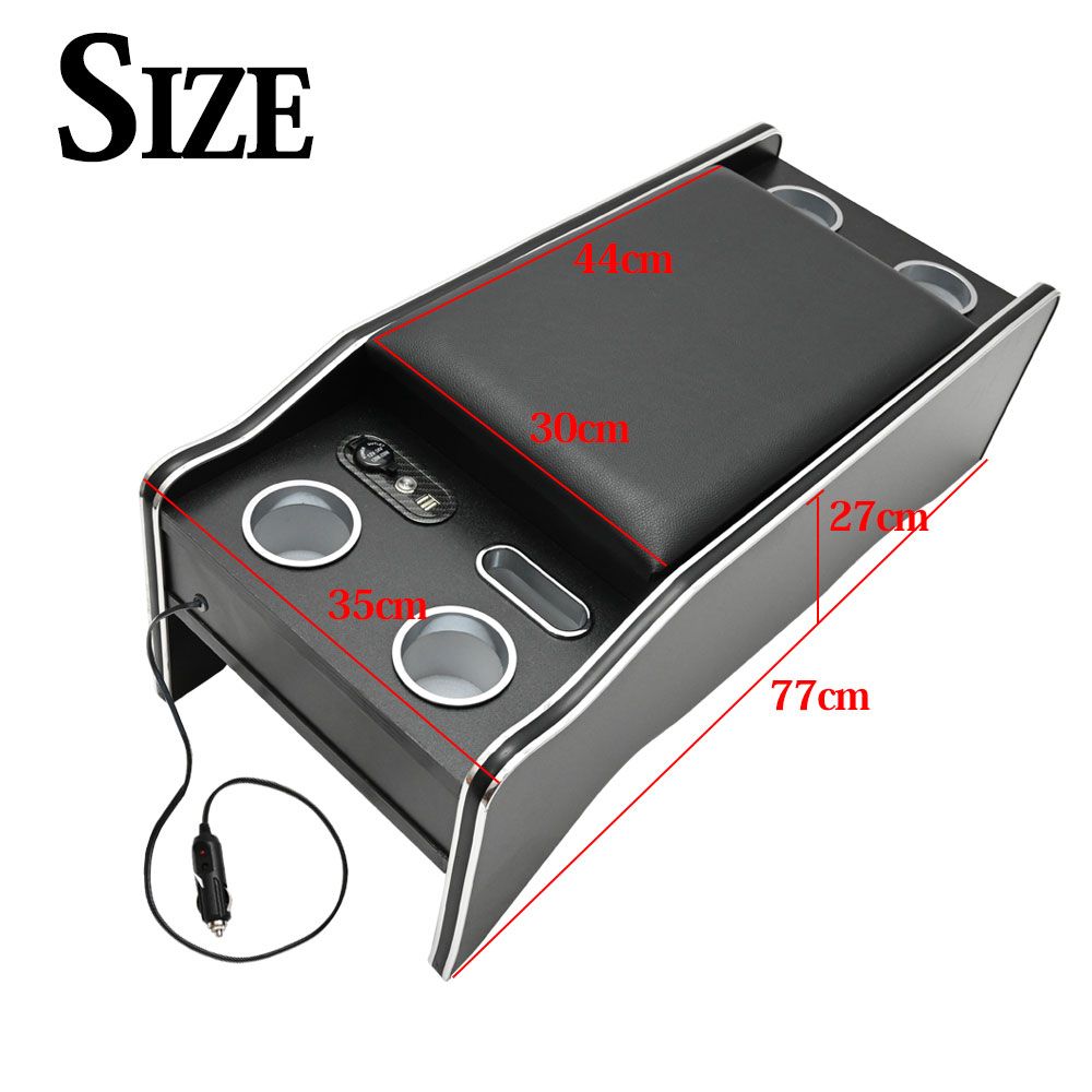 ハイエース　標準ボディ　センターコンソールボックス ハイエース 200系 コンソール ボックス LED アームレスト 標準