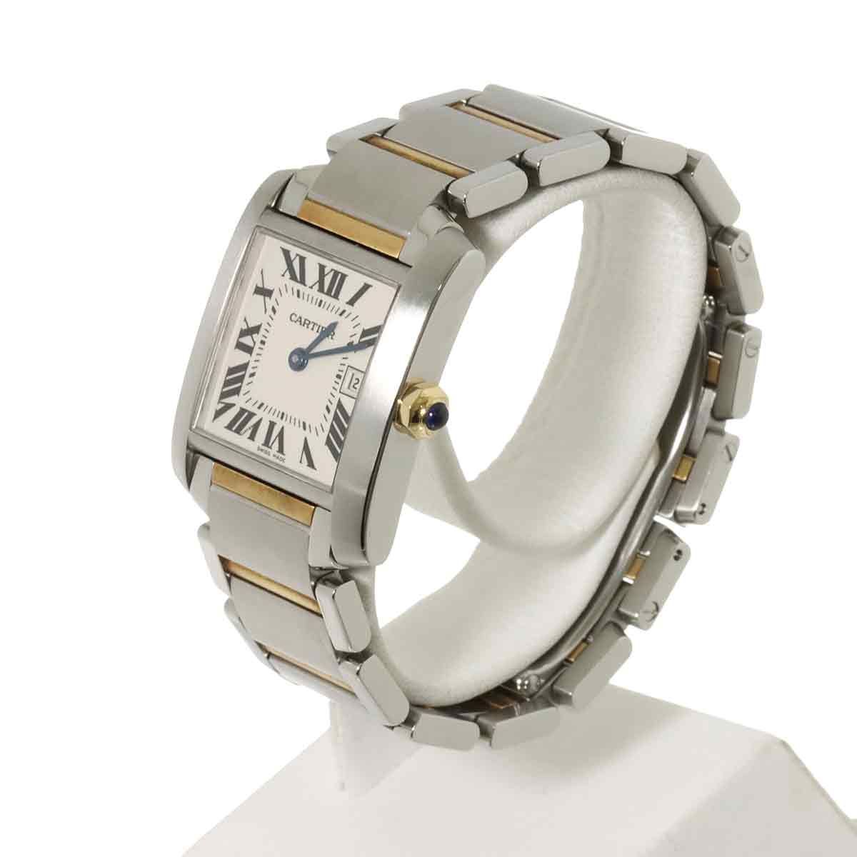 カルティエ Cartier タンクフランセーズMM コンビ W51012Q4 ボーイズ  