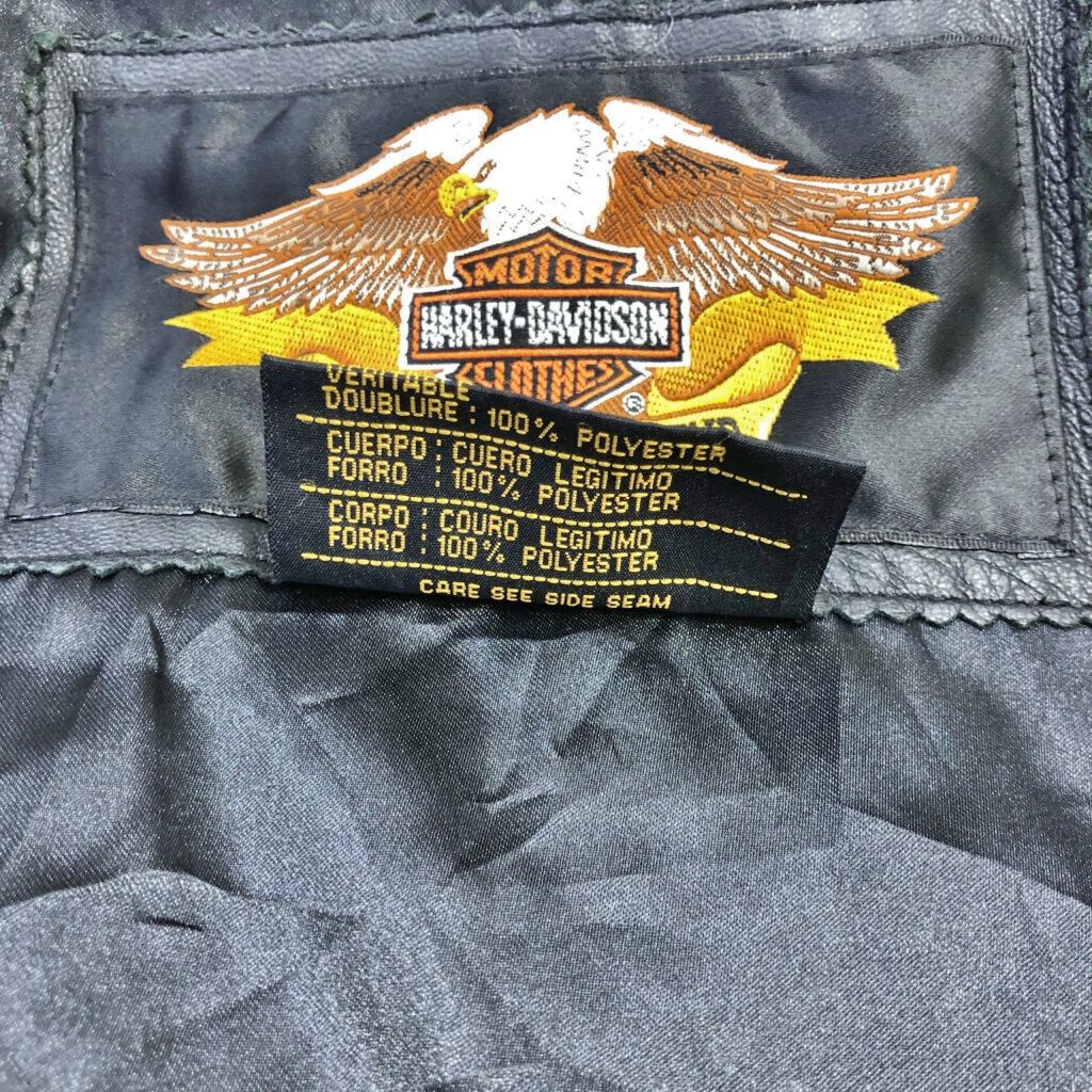 HARLEY DAVIDSON ハーレーダビッドソン テーラードジャケット ブラック (メンズ XXL) 中古 古着 R7037