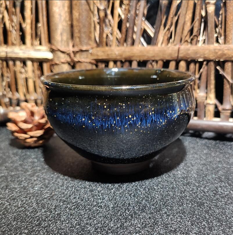 新入荷抹茶碗抹茶茶碗天目茶碗曜変天目茶碗茶道具お茶碗 国宝