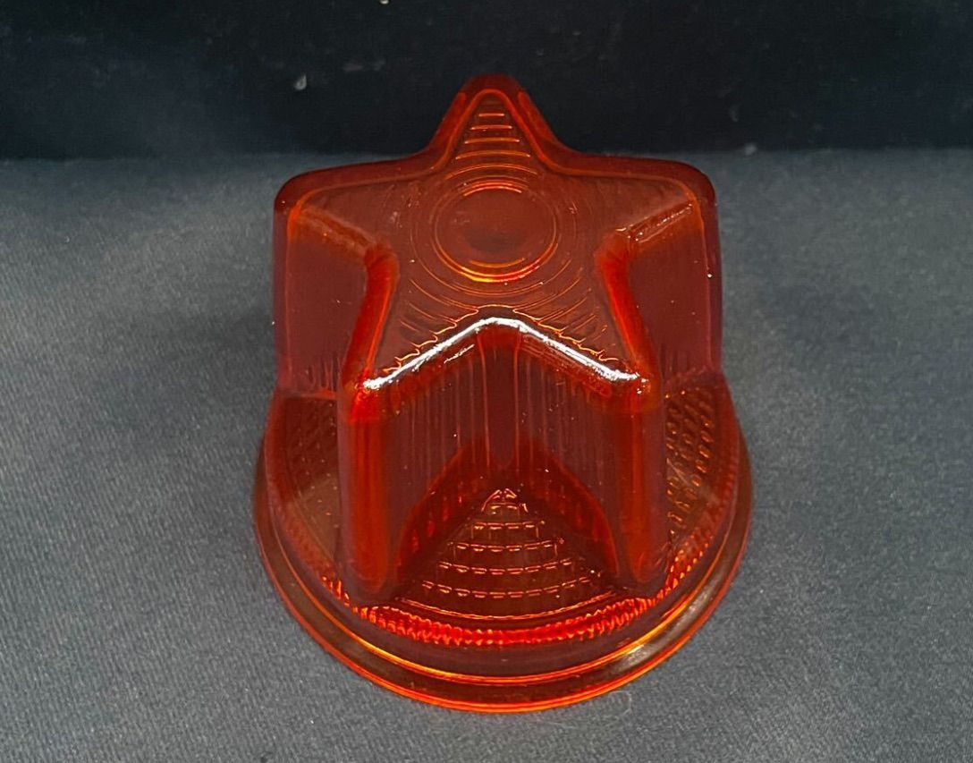 星型アンバーガラスレンズ10個セット