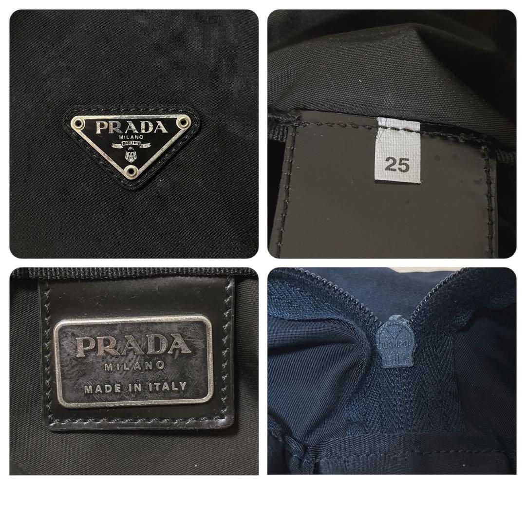 美品 プラダ PRADA ボストンバッグ 2way 旅行鞄 大容量 大型 ハンド 