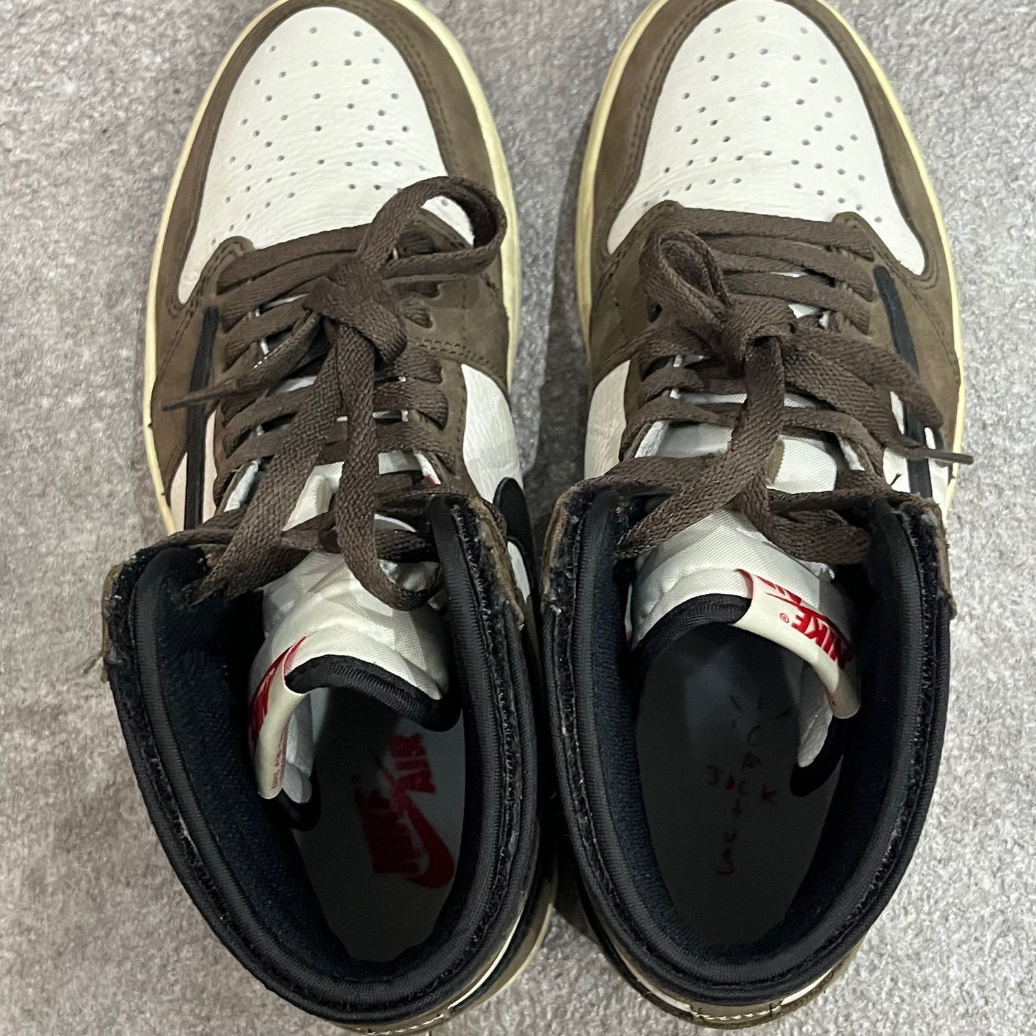 国内正規 TRAVIS SCOTT NIKE AIR JORDAN 1 HI OG TS SP DARK MOCHA 