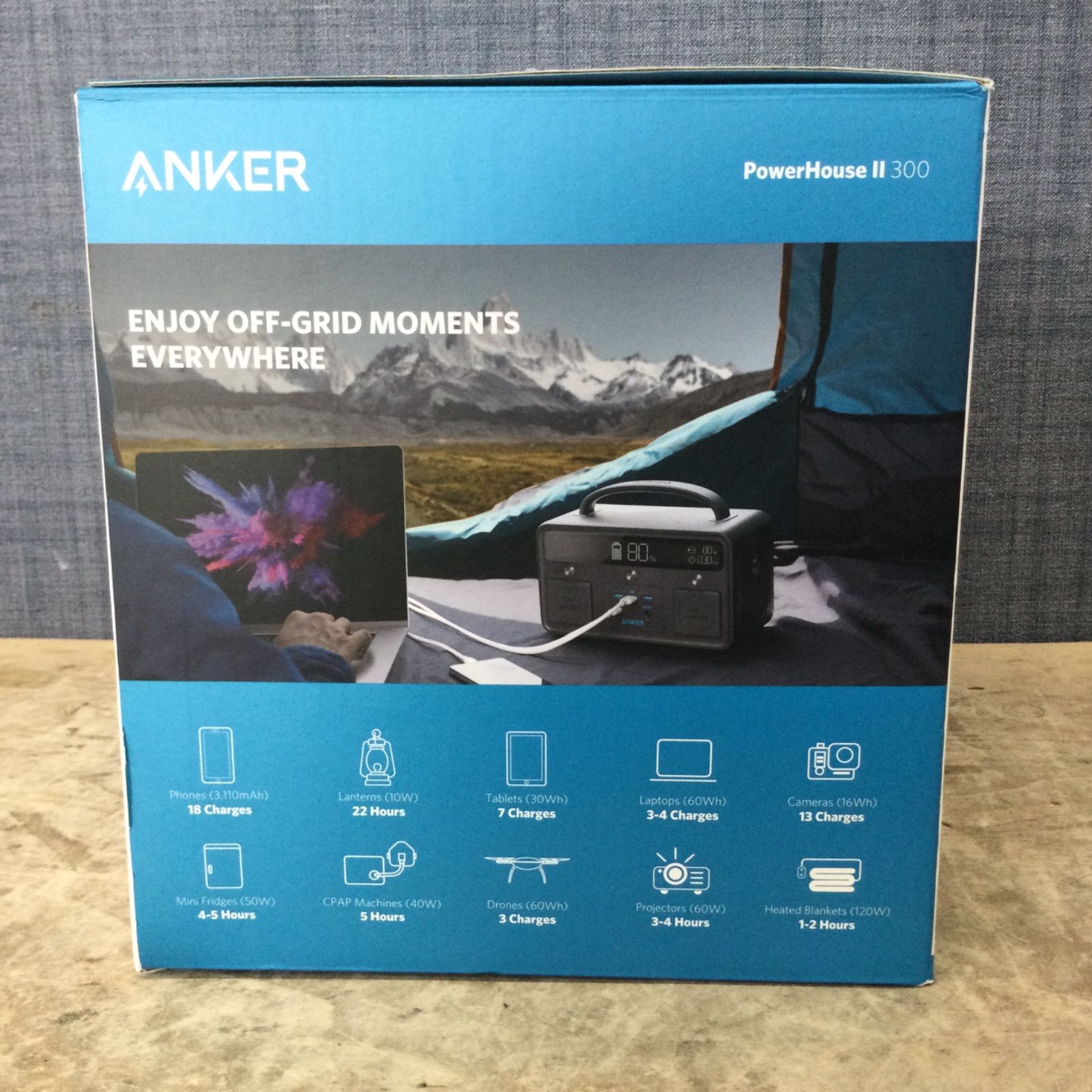 未使用 Anker アンカー Power House Ⅱ 300 ポータブル電源 288Wh 