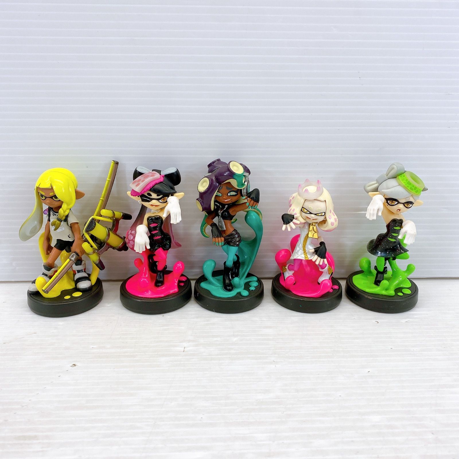 ◇amiibo アミーボ スプラトゥーン 5点 セット 中古品 初期化済み