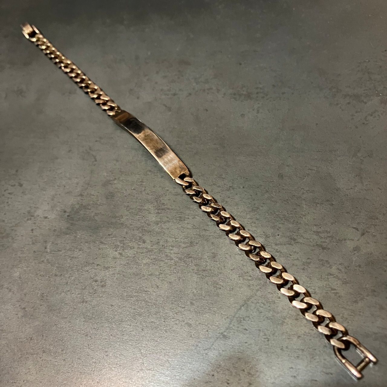 SILVER925 ID PLATE CHAIN BRACELET/シルバー/ブレスレット