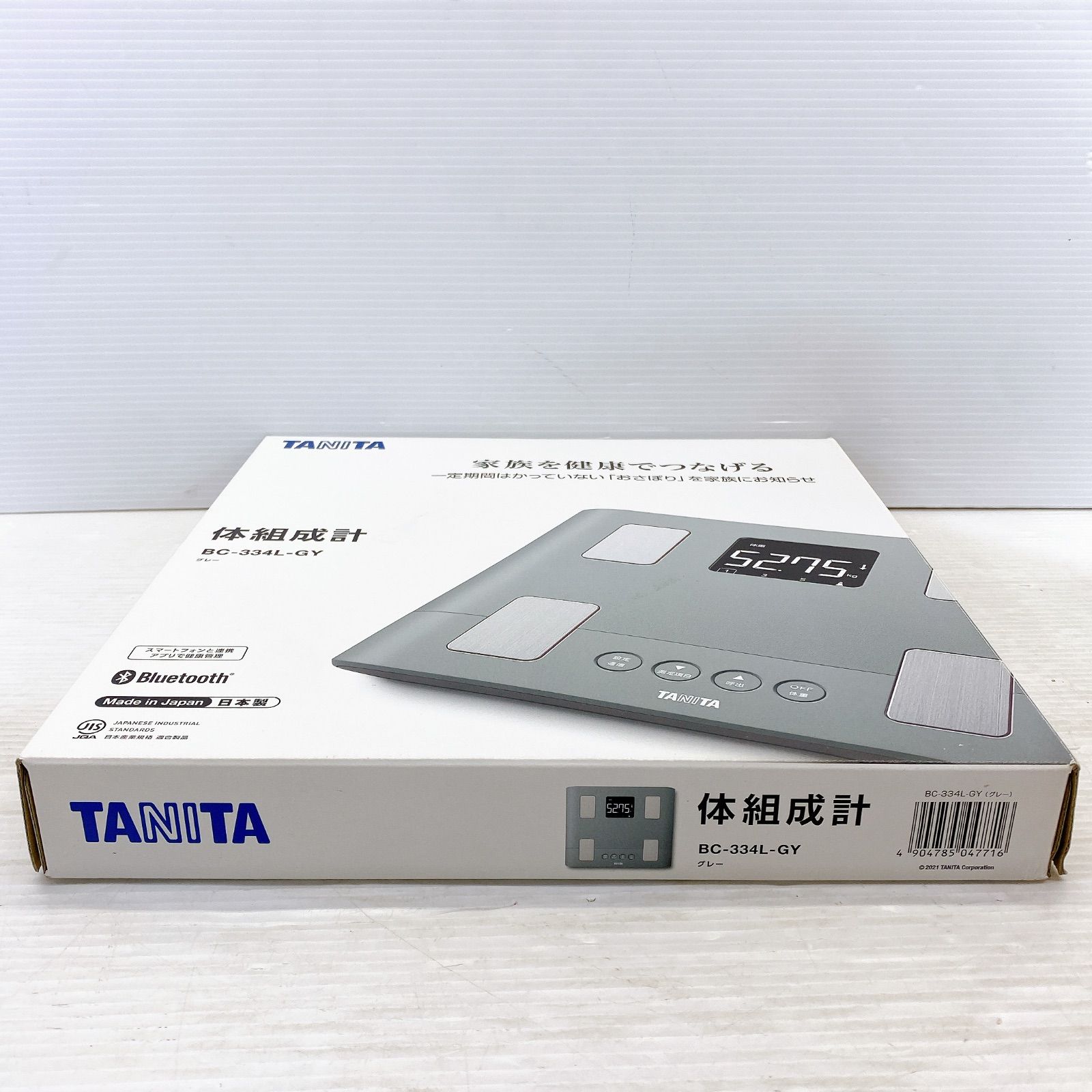 生活家電 タニタ 体組成計 BC-334L （グレー）