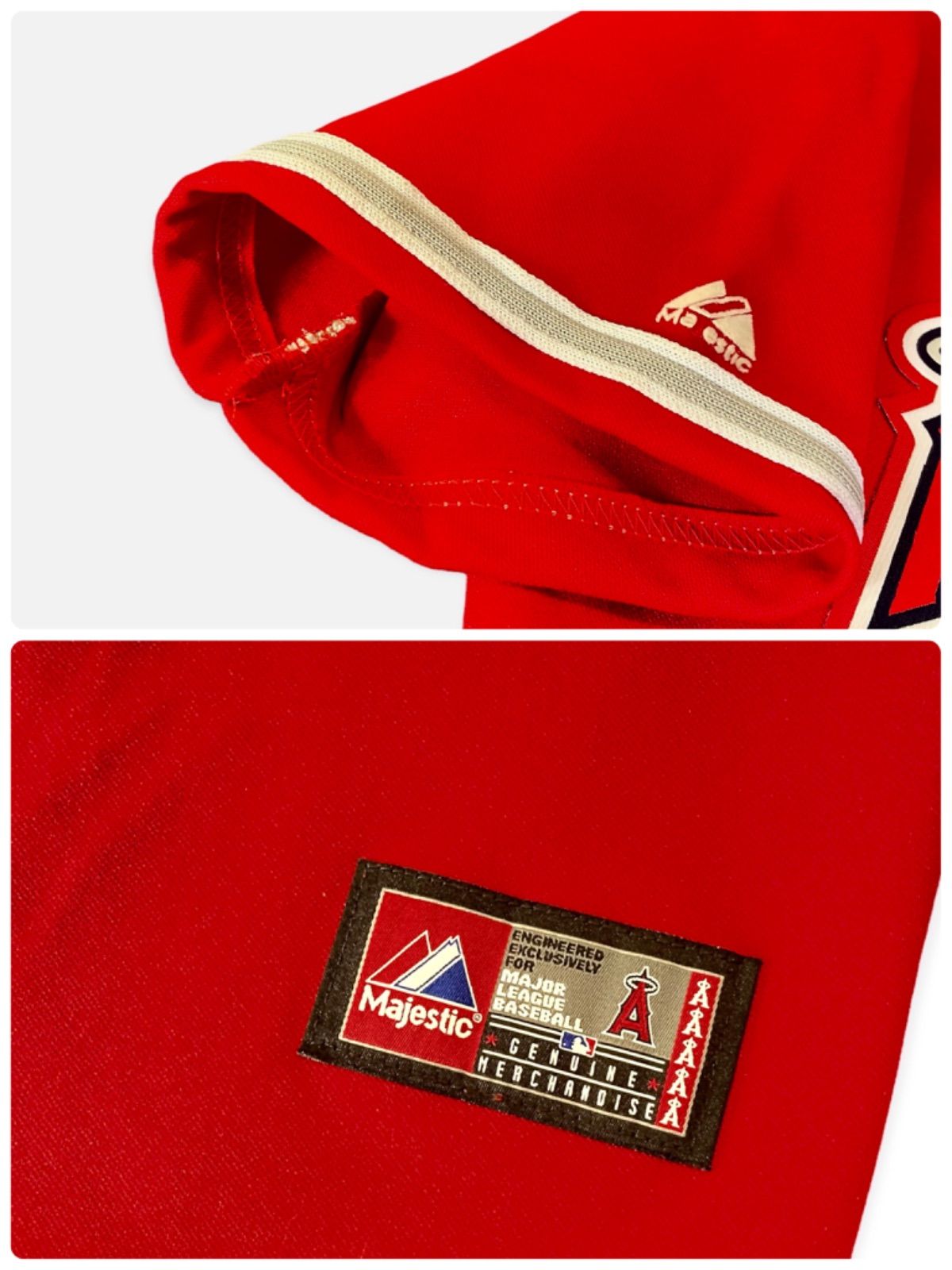 ANGELS ユニフォーム 赤 27 TROUT ナイキ ユニフォームシャツ メンズ Limited Mens Jersey ANA4