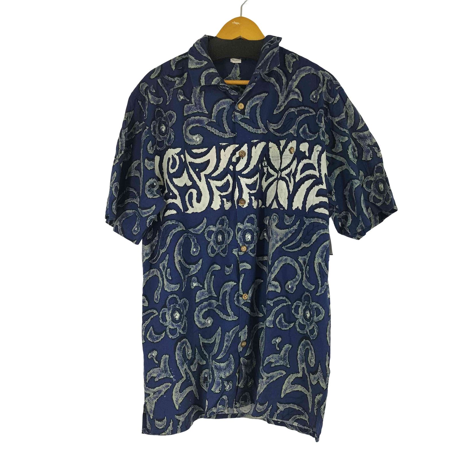 ハンテン HANG TEN 花柄 S/S アロハシャツ メンズ import：L - メルカリ
