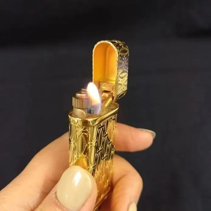 着火確認済み】Cartier カルティエ ライター ゴドロン CA120157 着火確認済み】Cartier カルティエ ライター ゴドロン CA120157