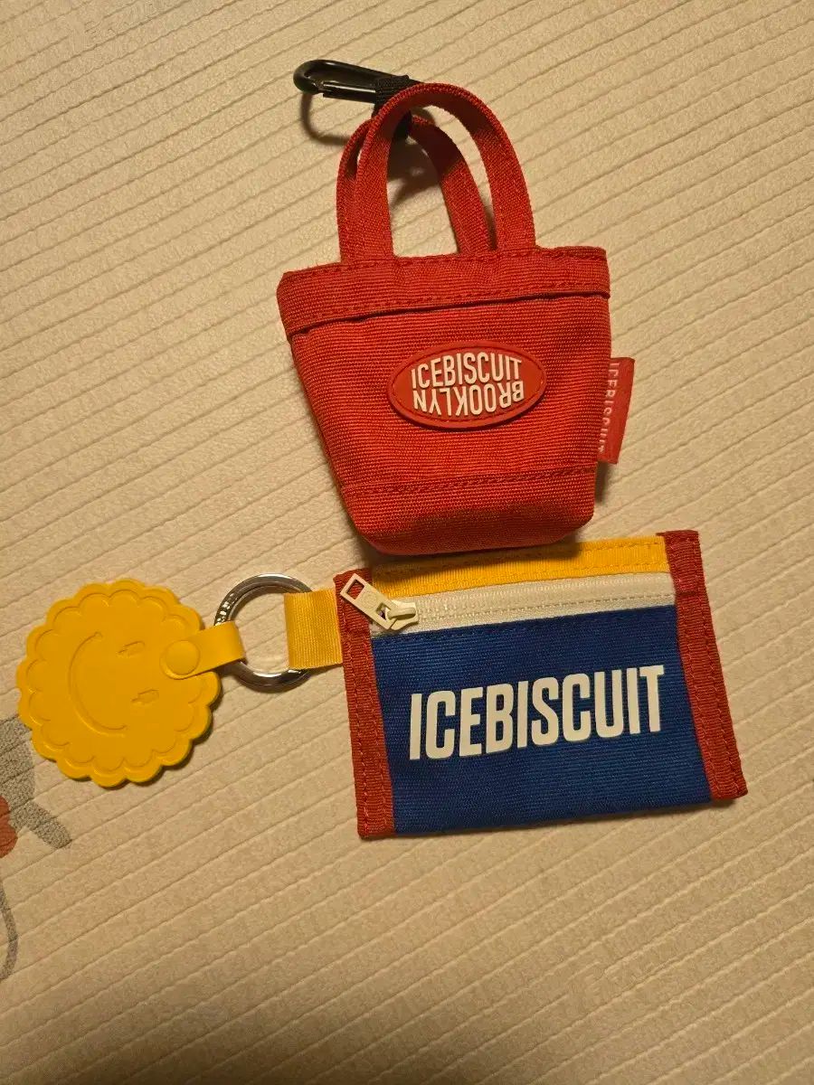 アイスビスケット ICEBISCUIT ミニ トート キーリング付き カードウォレット キーリング セット
