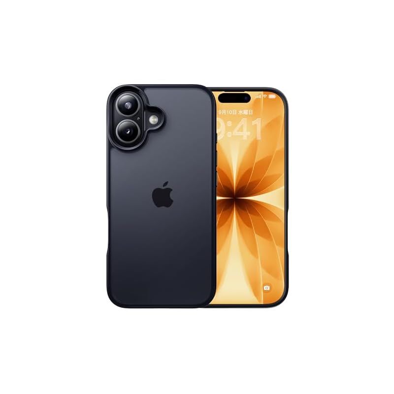 【新品】 【米軍MIL規格・指紋防止】CASEKOO iPhone 17 用 ケース 耐衝撃 滑り止め 指紋防止 米軍MIL規格 マット仕上げ ストラップホール付き 黄変防止 耐久性 カバー ワイヤレス充電対応 アイフォン 17 用ケース バンパー 6.3 1