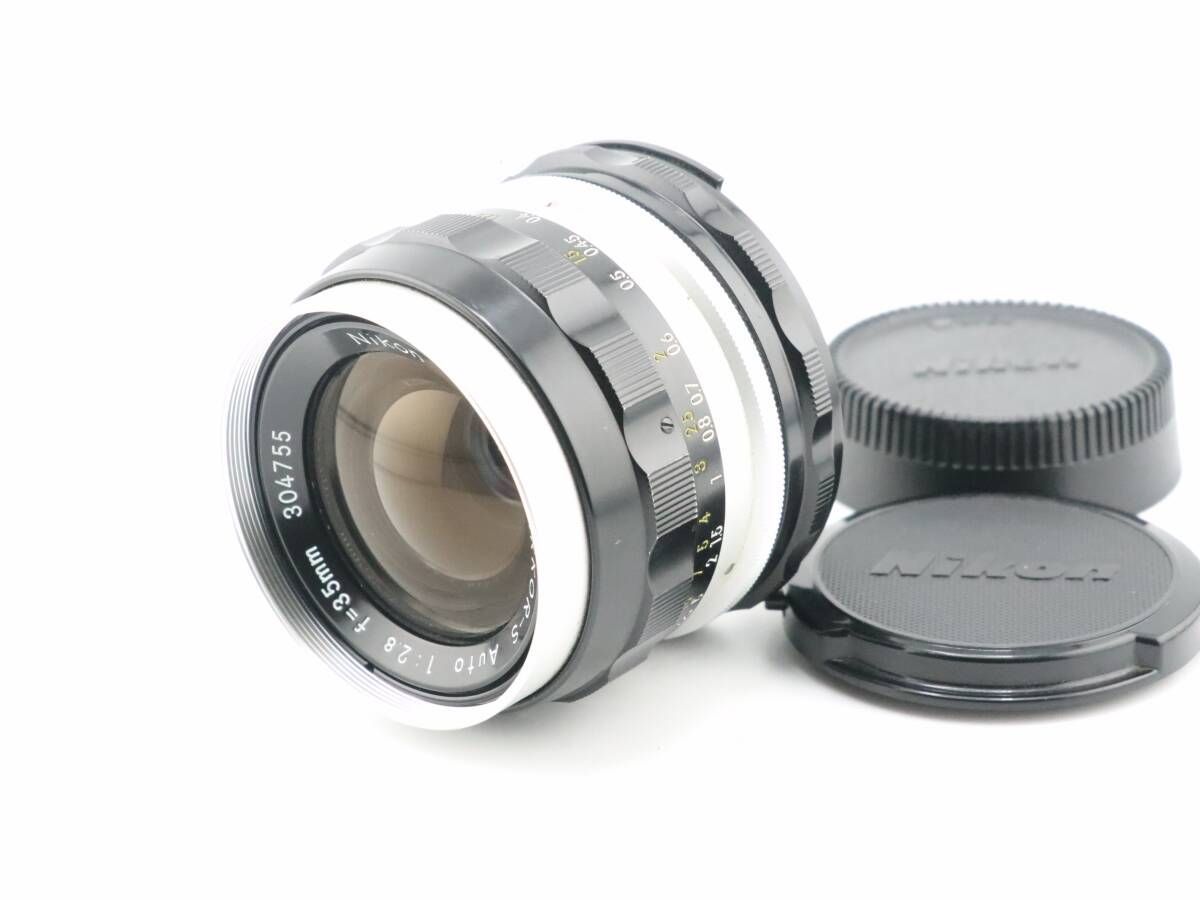 ☆美品☆ニコン NIKON NIKKOR-S AUTO 35mm F2.8 Ai改☆ I0833