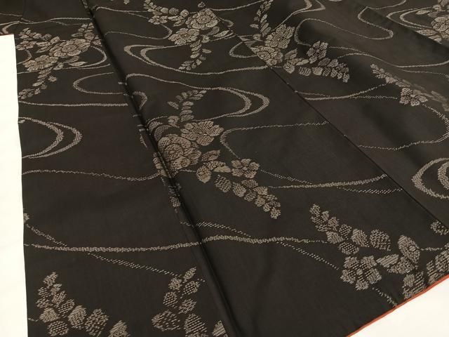 平和屋着物□本場大島紬 流水草花文 正絹 逸品 AAAU2248mf - メルカリ 